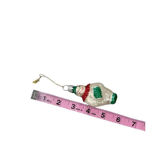 VINTAGE CLOWN PLAYING ACCORDION MERCURY GLASS CHRISTMAS ORNAMENT - Picture 5 of 5